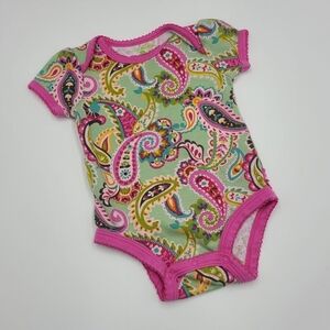 NIB Vera Bradley Baby Tutti Frutti 100% Cotton Bodysuit with Ruffles 6-9 Months